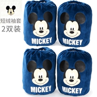 Плюшевые игрушки Микки темно-синего цвета, 2 пары.