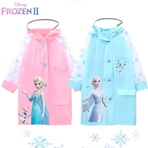 Дисней, детский дождевик, туфли, комплект, сапоги для принцессы для школьников, ранец