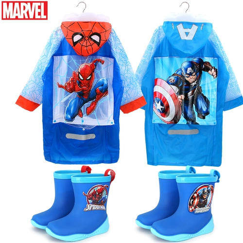 Дисней, дождевик, бахилы, детский комплект подходит для мужчин и женщин для школьников, нескользящие детские сапоги для раннего возраста