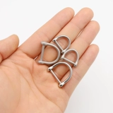 Металлический брелок из нержавеющей стали