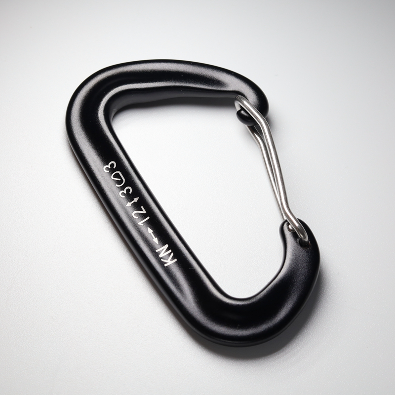 Multi-color outdoor professional load-bearing fast mountaineering D type spring hook multifunctional EDC metal backpack pendant