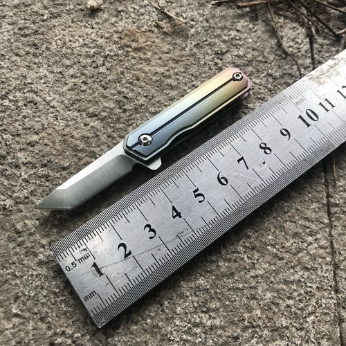 Edc mini Quick-открытый нож титановый сплав Ключе