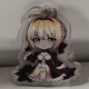 Móc khóa acrylic FGO Jean de Saber Mặt dây túi học sinh Skaha Anime Phụ kiện ngoại vi - Carton / Hoạt hình liên quan