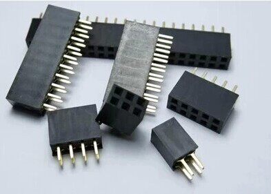 Double row female 2*2345678910P20P25P 2 54mm single row needle seat female seat row seat plastic height 8 5mm