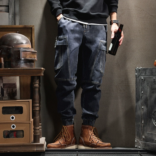 Весенние элитные прямые свободные джинсы, трендовые штаны для отдыха, тренд сезона