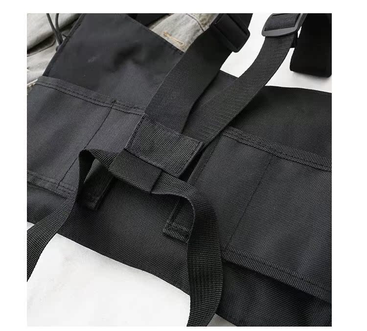 Ins net đỏ nam và nữ ăn gà hip hop vest ba lô chiến thuật vest đa chức năng túi ngực thẻ thủy triều - Ba lô balo hàng hiệu