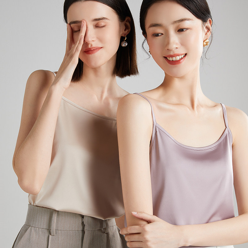 简云 冰丝雪纺 女式吊带背心 天猫优惠券折后￥29.9包邮（￥49.9-20）多色可选