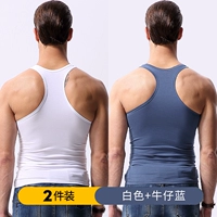 Белый, джинсовый