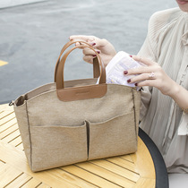 Mommy bag tote bag Small baby out bag Baby travel multi-function lightweight mother bag Fashion mother and baby bag