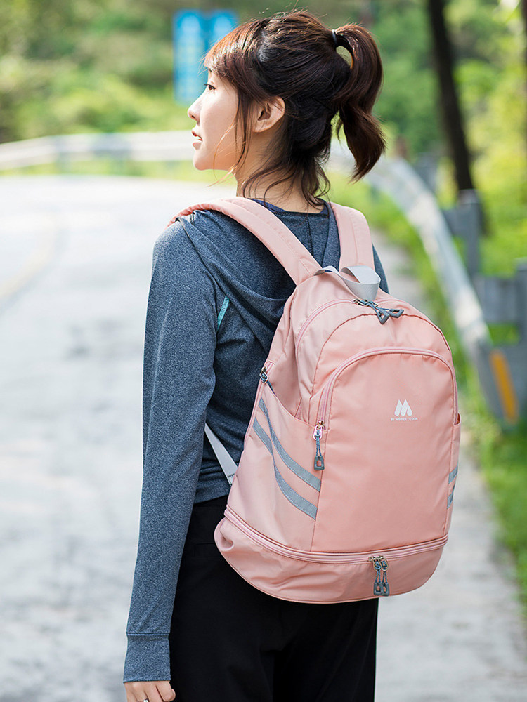 Travel Foldable backpack Women's large capacity outdoor backpack Men's business travel sports lightweight ultra-light portable skin bag