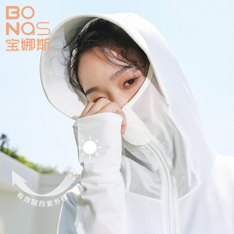 Sunscreen Clothes 2021 New Short Surface UV Breaky Ice Filament Sunscreen Sunscreen Shirt