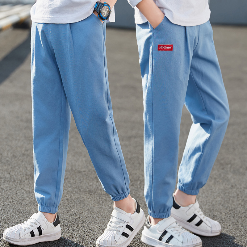 Chàng trai Anti-Mosquito Pants 2020 mới trẻ em Quần Casual mùa xuân quần quần trẻ em mùa hè quần vừa Childrens Quần bó sát.