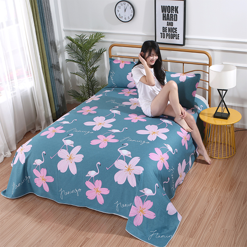 Betyan Ihan Style Pure Cotton Linen Single Piece Whole Cotton Double Quilt Single 1 5 1 8 2 0m Bed Autumn Winter Single Students