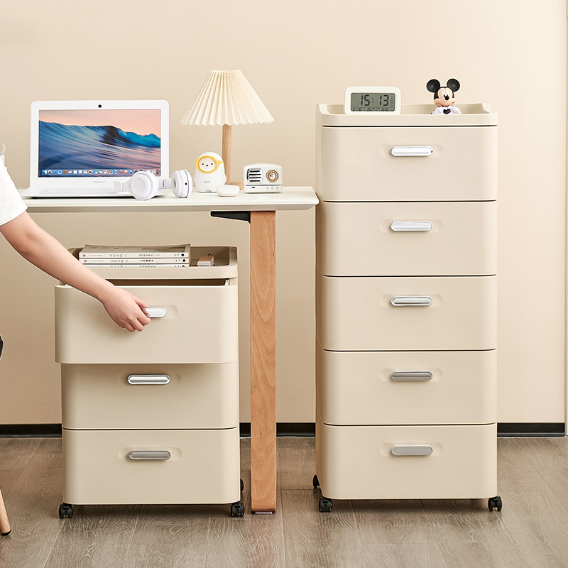 German Under-Desk Storage Cabinet, High-End Drawer-Type Multi-Layer Floor-Standing Movable Office File Organizer Cabinet German Under-Desk Storage Cabinet, High-End Drawer-Type Multi-Layer Floor-Standing Movable Office File Organizer Cabinet