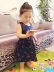 Áo sơ mi nữ 2017 mới cho bé mặc váy mùa hè phiên bản Hàn Quốc cho bé đi biển công chúa váy ngắn đồng phục gia đình cao cấp Trang phục dành cho cha mẹ và con