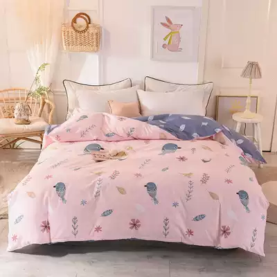 Pure cotton grinding quilt cover quilt cover single piece 100% cotton single dormitory students thick double 200x230 quilt cover