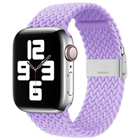 Пряжка с тканом светом фиолетовым