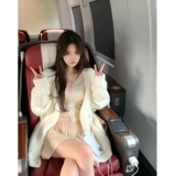 Кружевной дизайнерский приятный телу шерстяной свитер, тренд сезона