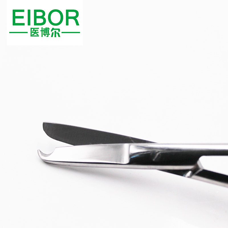 热销美容整形拆线剪眼科剪双眼皮拆线9CM14CM月牙科剪刀现货供应