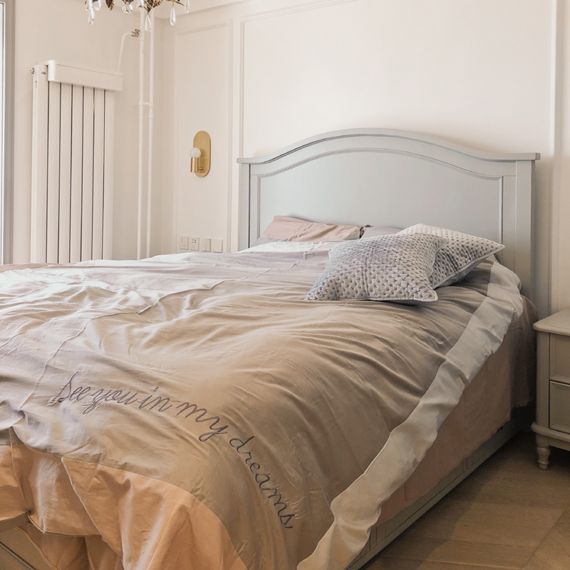 Please American Solid Wood Children's Bed Girl 1 35m Drawers High Box Storage Superior Grey Single Double Bed 1 8 m Custom