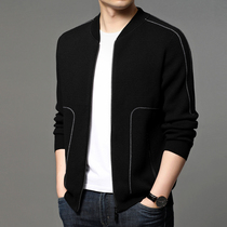 2021 Autumn Winter New Mens thin knitted jacket jacket casual sweater cardigan mens knitted thread coat tide
