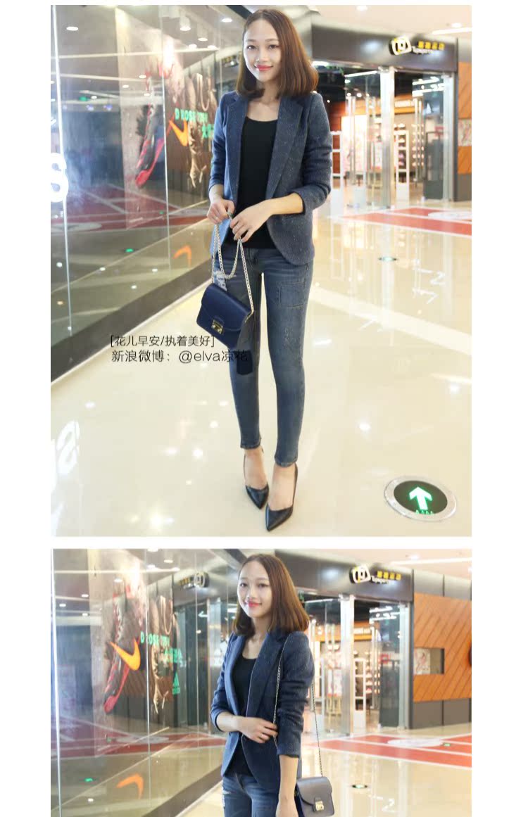 Thu đông 2018 new man nhỏ len ngắn phần thon gọn giảm béo một nút khí phiên bản Hàn Quốc của chiếc áo khoác nữ nhỏ áo kiểu nữ đẹp