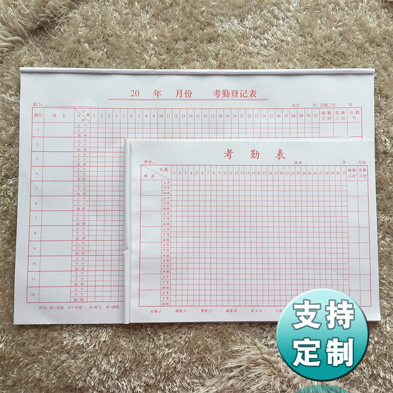 Employee Attendance Form Big Ben Work Attendance Record This attendance report Personnel Attendance Registration Form Documents