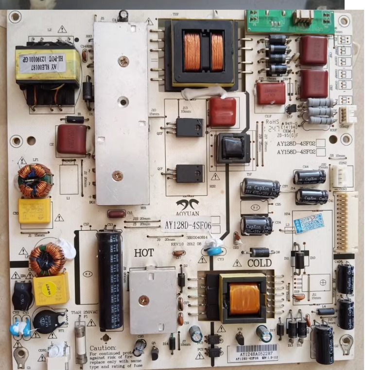 Sanyo 48Ce1100 Lcd Tv Original Power Board Ay128D-4Sf02 Ay158D-4Sf02 Sanyo 48Ce1100 Lcd Tv Original Power Board Ay128D-4Sf02 Ay158D-4Sf02