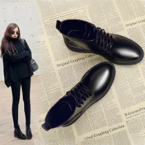Martin boots female autumn and winter 2021 New Small size 313233 spring and autumn single boots Joker flat boots womens short boots