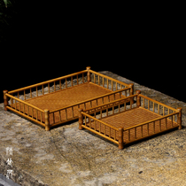 Qingzhu Ju Gongfu tea storage plate Plum deer bamboo Japanese tea tray Dry tea tray Feng Tea tray tray