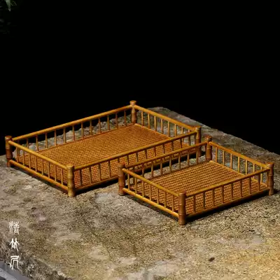 Qingzhuju Kung Fu tea set storage plate Meiliu bamboo Japanese tea tray dry bubble tea tray