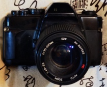 Ricoh XR film camera RICOH XR body 70-210 lens 135 SLR with 70-210 zoom