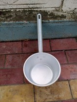 Pure aluminum water spoon water scoop thickened old-fashioned long handle large kitchen household garden water scoop watering flower tool