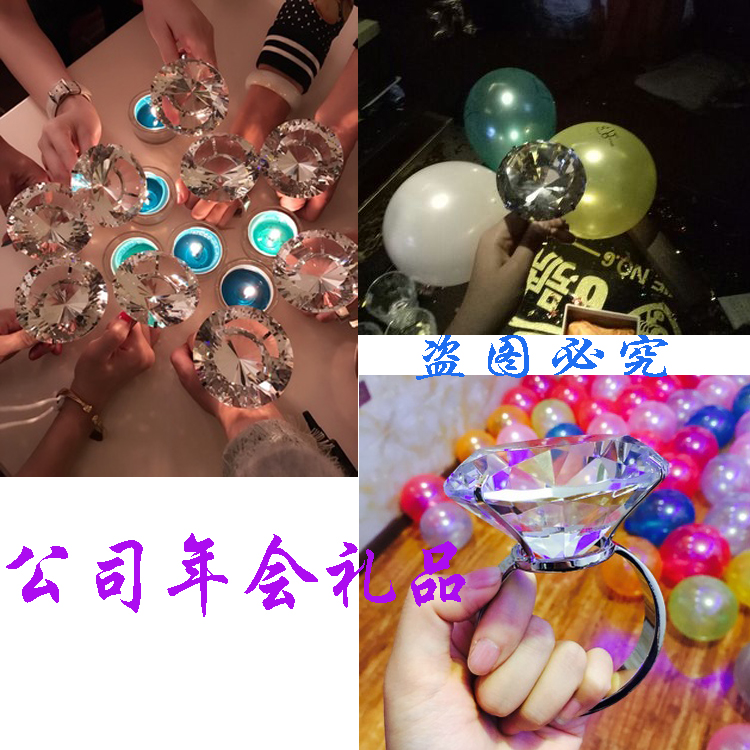 Crystal Super Diamond Ring Diamond Big Ring Wedding Set Đạo cụ Quà tặng ngày Valentine Gửi bạn gái Quà tặng sinh nhật nhẫn đeo ngón trỏ