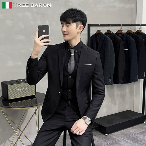 Костюм, комплект, пиджак классического кроя, куртка, в корейском стиле