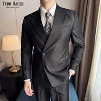 Модный черный костюм, штаны