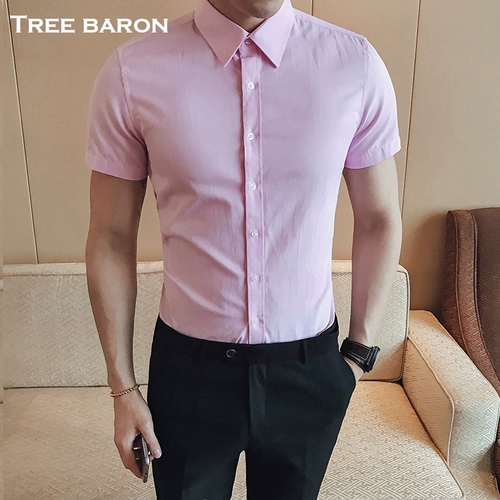 Летняя рубашка, пиджак классического кроя, в корейском стиле, короткий рукав