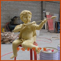 Haiheng decorative artificial sandstone relief round carving City Sculpture Hotel Villa Garden View series Angel