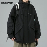 Мужская осенняя демисезонная японская куртка, в американском стиле, свободный крой