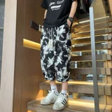 Летние тонкие шелковые штаны для отдыха, китайский стиль, оверсайз