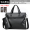 Plain black+handbag+nail case