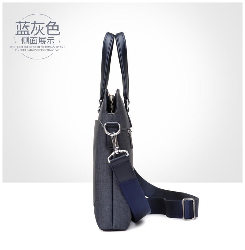 Tanmesso thời trang nam túi xách A4 kinh doanh túi Messenger túi đeo vai cặp nam túi xách ba lô túi michael kors