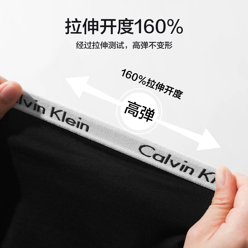 Коллекционная (или коллекция) подлинное нижнее белье Calvin Klein CK Женское нижнее белье штаны низкая посадка хлопок хлопок Sarravel Три упаковки