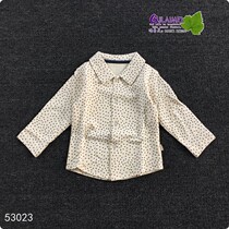 Qi Laimei children's clothing boys cotton long sleeve shirt spring and autumn children baby baby shirt 1-4 children tide handsome