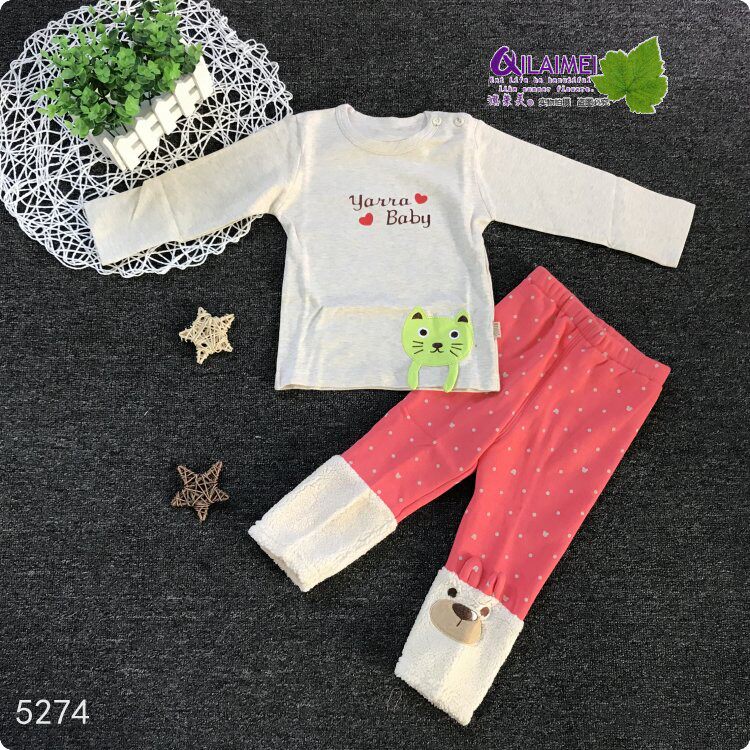 Clearance spring and autumn 1 baby girl suit 3 years old autumn 0 children's clothing 2 children's foreign style outfits baby clothes