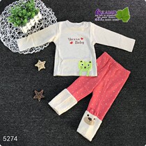 Clearance spring and autumn 1 baby girl suit 3 years old autumn 0 children's clothing 2 children's foreign style outside clothing baby clothes
