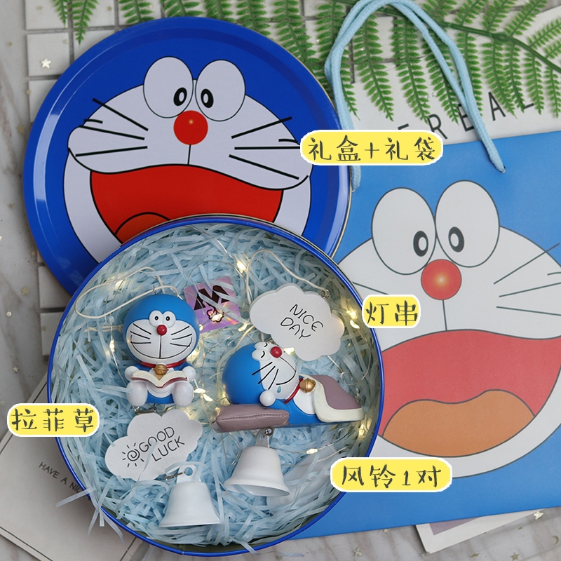 Dorae a dream wind chime jingle cat bell Dorae a dream pendant female bedroom Tinker Bell ornaments Doraemon car decoration