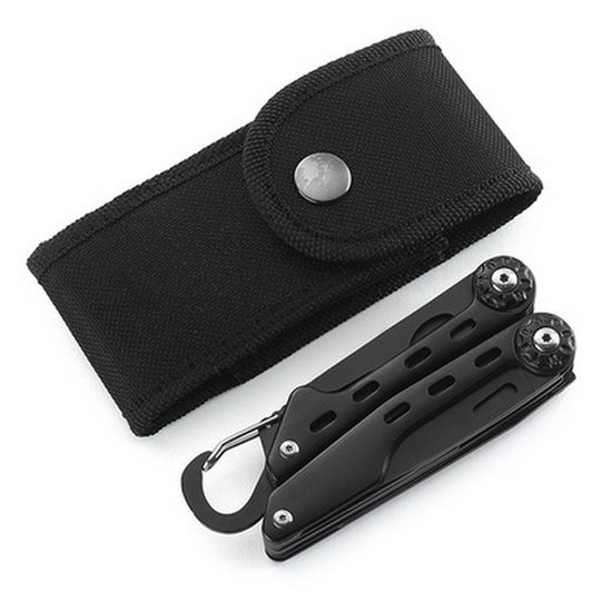 Gaine de couteau en nylon élargie et allongée, grande gaine Oxford, suspension à la taille, housse de protection pour lampe de poche portable d'extérieur, housse de pince à outils