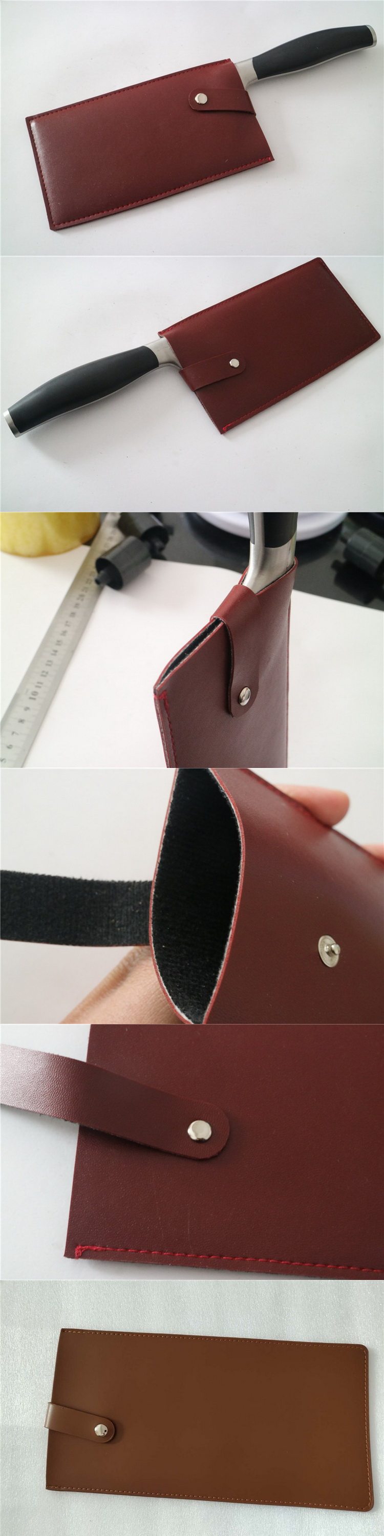 Кухонный нож PU кожаный корпус-3.jpg