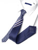 New Hong Kong Style High-End Three-Stripe Diagonal Tie for Men, Business 7cm Positioning Groom Wedding Gift Box